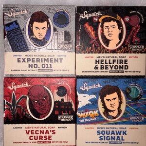 Limited Edition Dr. Squatch x Stranger Things Natural Bar Soap Collection Set